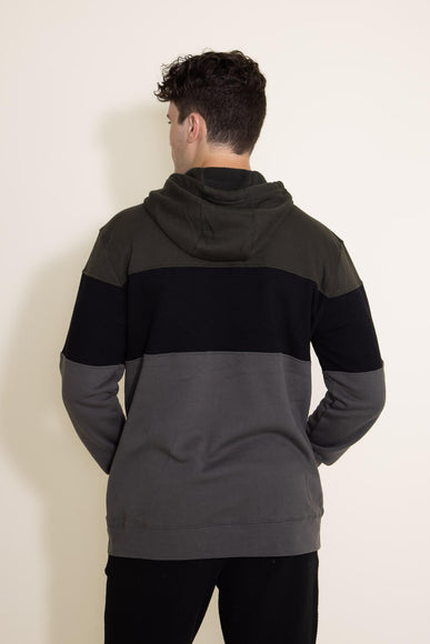 1897 Active Colorblock Hoodie for Men in Dark Green