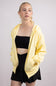 1897 Active Full Zip Fleece Hoodie for Women in Butter Yellow