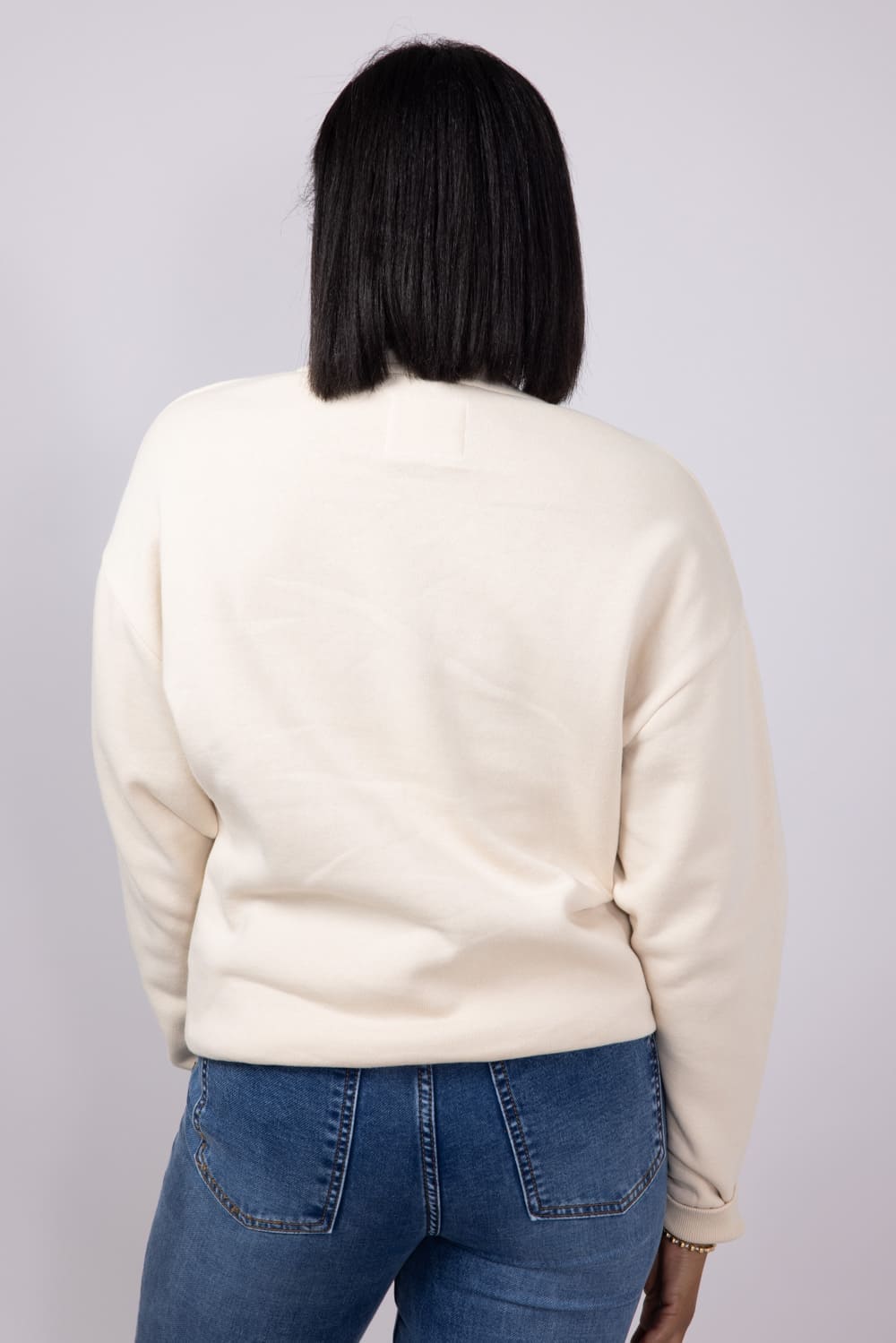 1897 Active Great Lakes Fleece Sweatshirt for Women in Cream 1897 Active Great Lakes Fleece Sweatshirt for Women in Cream
