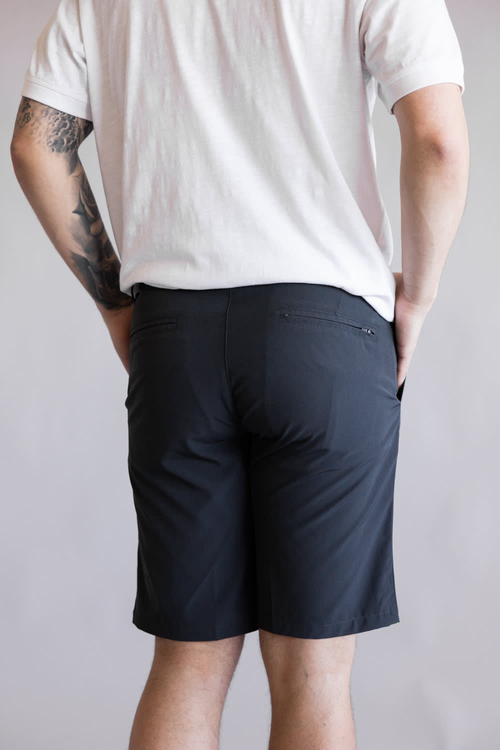1897 Men Hybrid 9” Shorts for Men in Charcoal