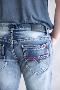 True Luck Fletcher Straight Leg Jeans for Men