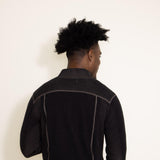 1897 Original 1/4 Zip Mock Neck Sweater for Men in Black Latte
