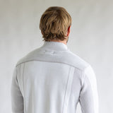 1897 Original 1/4 Zip Mock Neck Sweater for Men in White