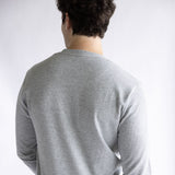 1897 Original Solid Crew Thermal Long Sleeve Shirt for Men in Grey