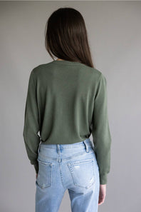 Be Cool Round Neck Sweater for Women in Winter Forest