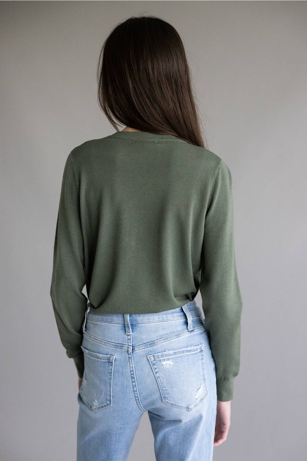 Be Cool Round Neck Sweater for Women in Winter Forest