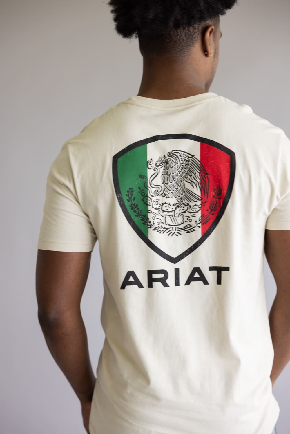 Ariat Tenochitlan Shield Shooter T-Shirt for Men in Natural