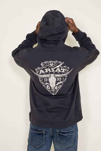 Ariat Arrowhead Hoodie for Men in Grey