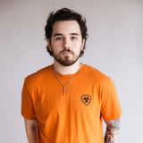 Ariat Barb Shield T-Shirt for Men in Rust