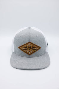 Ariat Boot Stitch Patch Logo Cap for Men in Grey