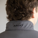 Ariat Caldwell Quarter Snap Pullover for Men in Grey