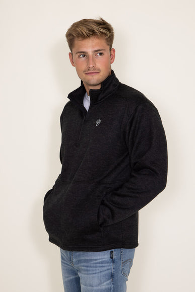 Ariat Caldwell Fleece 1/4 Zip for Men in Grey
