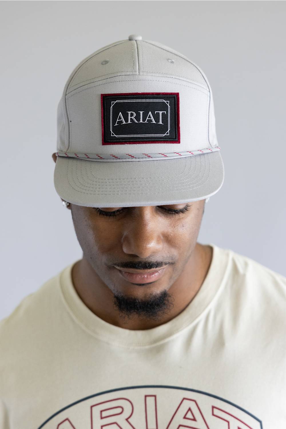 Ariat Logo Patch Cap for Men in Grey