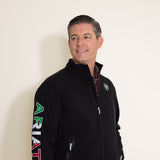 Ariat New Team Softshell Mexico Jacket for Men in Black