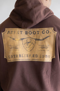 Ariat Shield Steer Head Hoodie for Men in Brown
