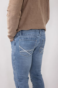 Axel Jeans Owen Cave Bootcut Athletic Jeans for Men