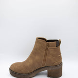 B52 by Bullboxer Chelsea Lug Booties for Women in Brown
