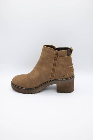 B52 by Bullboxer Chelsea Lug Booties for Women in Brown