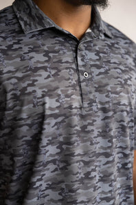 1897 Legends Camo Polo for Men in Black