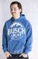  Busch Vintage Logo Graphic Sweatshirt for Men in Indigo Blue 