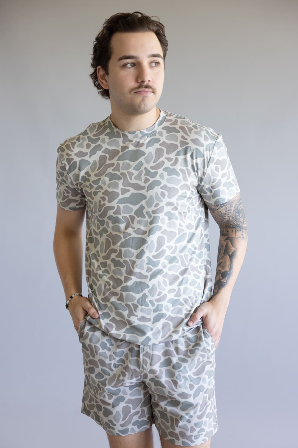  Burlebo Go To T-Shirt for Men in Camo 