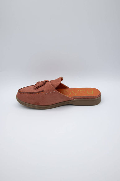 Beach by Matisse Tyra Tassel Mules for Women in Red/Orange