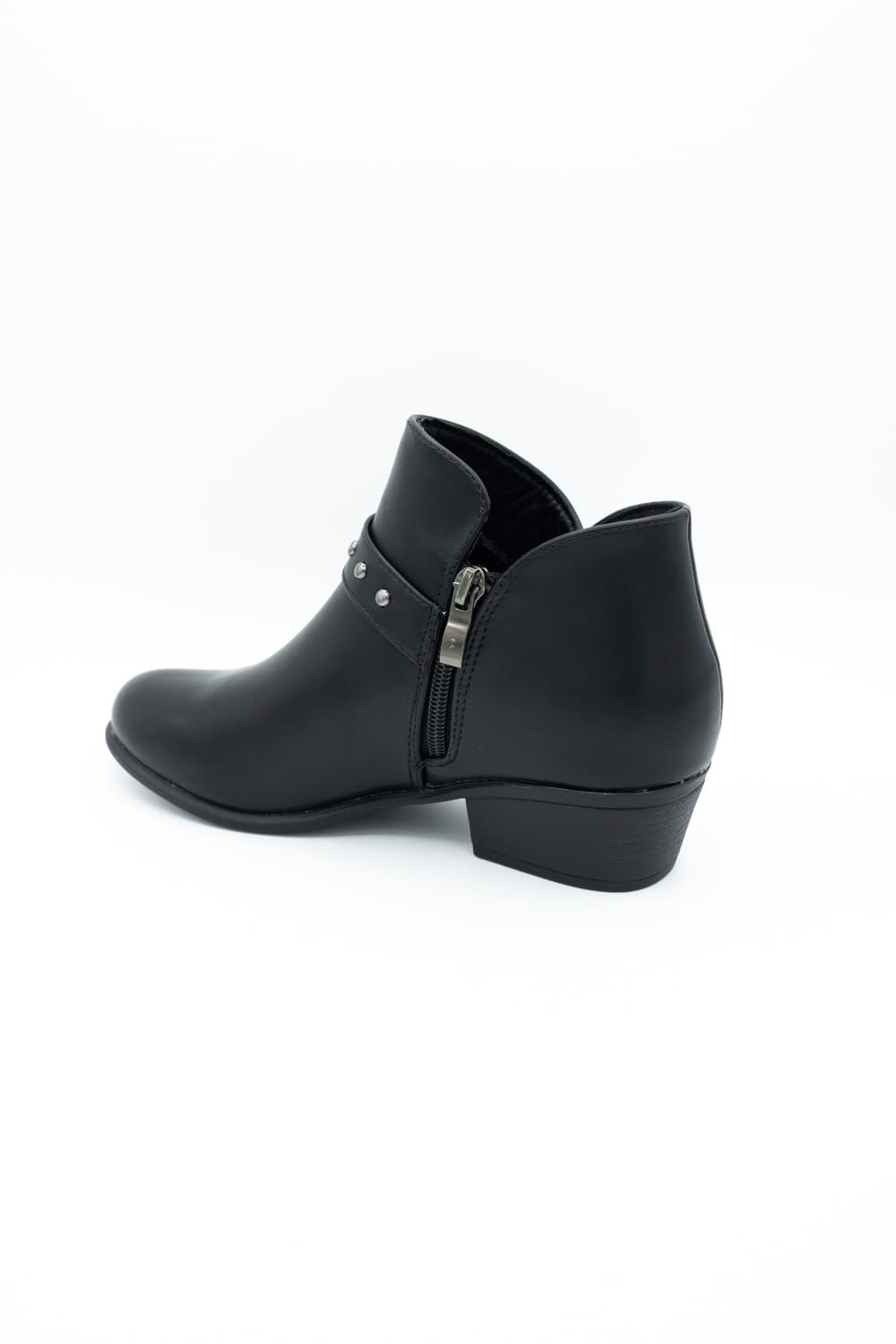 Berness Kashvi Buckle Booties for Women in Black