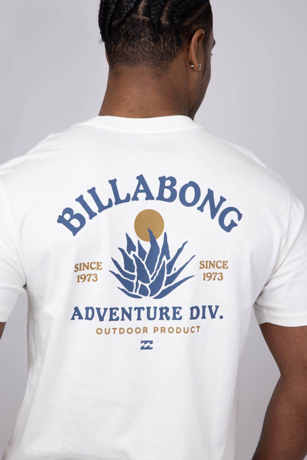 Billabong A/Div Agave Premium T-Shirt for Men in Off White