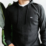 Billabong Keystone Pullover Thermal Hoodie for Men in Black