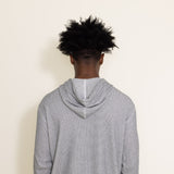 Billabong Keystone Pullover Thermal Hoodie for Men in Oat