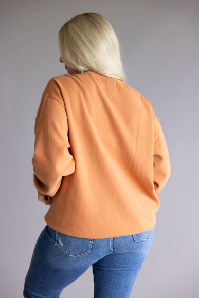 Billabong Ride In Crew Sweatshirt for Women in Orange