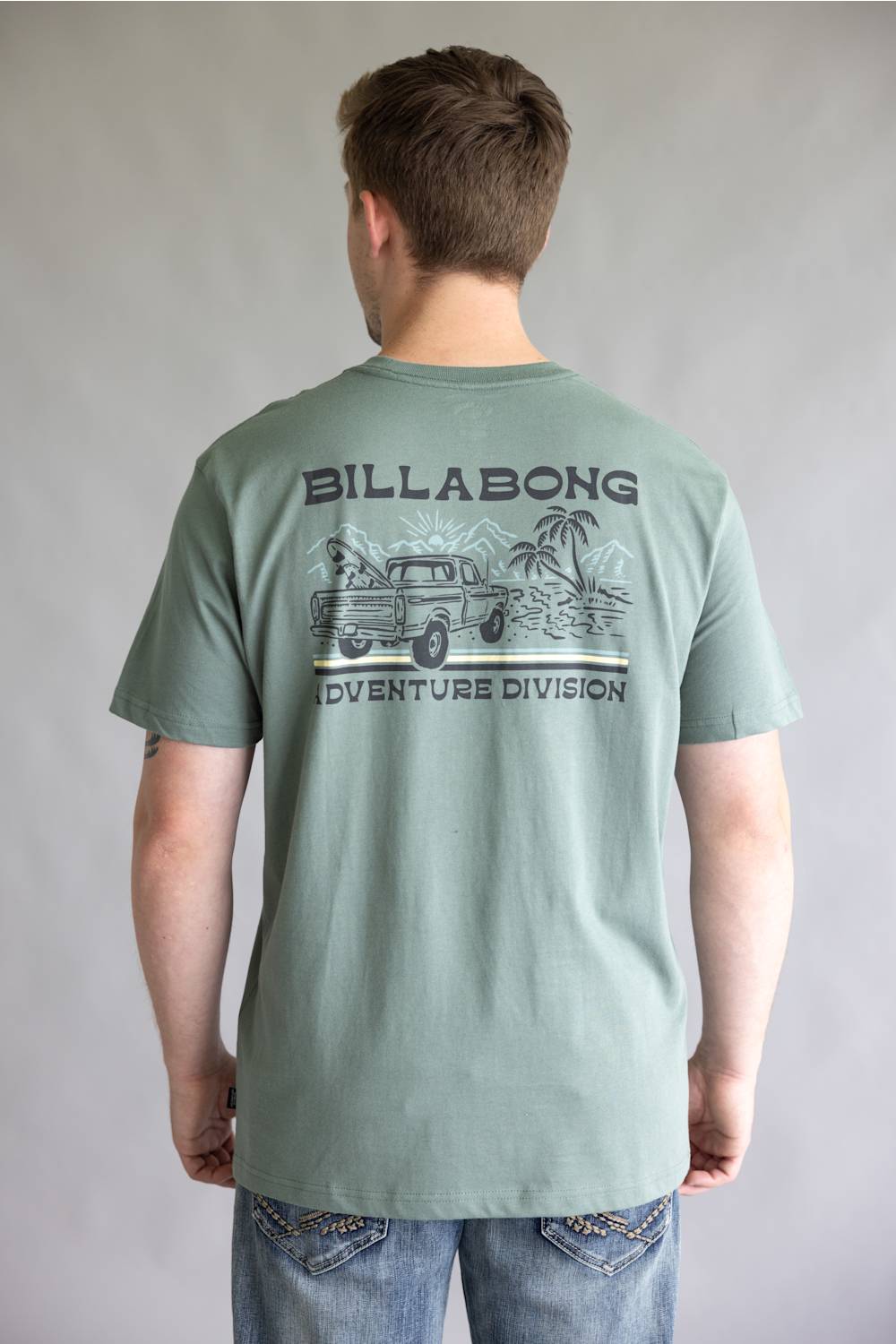 Billabong State Park Adiv T-Shirt for Men in Laurel Wreath