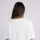 Billabong This Sun Time Oversized Graphic T-Shirt for Women in Salt Crystal