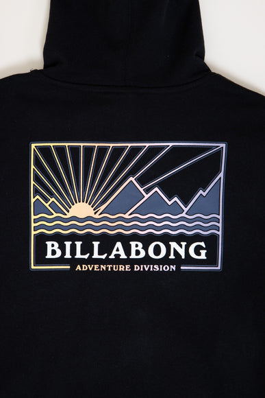 Billabong Youth Range Graphic Hoodie for Boys in Black