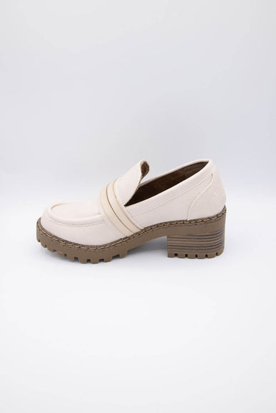 Blowfish Malibu Shoes Lahtay Lug Loafers for Women in Cloud