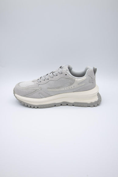 Blowfish Malibu Shoes Leo Chunky Sneakers for Women in Grey
