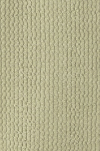 Blu Pepper Ribbed Knit Johnny Collar Polo Shirt for Women in Light Olive