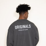 Brooklyn Cloth Originals Fleece Sweatshirt for Men in Dusty Black