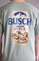 Busch Light Apple Frame T-Shirt for Men in Sage