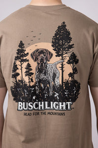 Busch Wildlife Pointer T-Shirt for Men in Brown