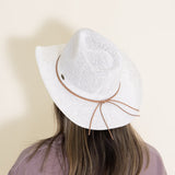 C.C. Sequin Cowgirl Hat for Women in White