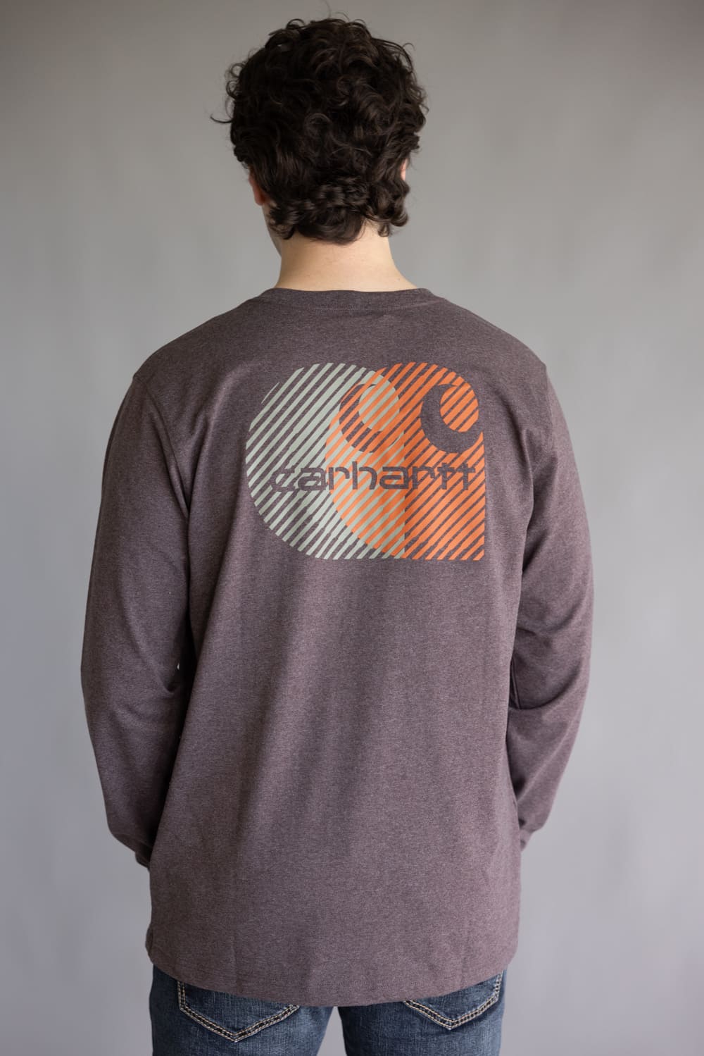 Carhartt Heavyweight Pocket C Graphic T-Shirt for Men in Dark Sepia