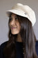 C.C. Newsboy Knitted Cap for Women in Beige