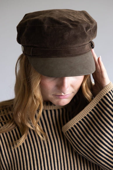 C.C. Newsboy Cap for Women in Brown