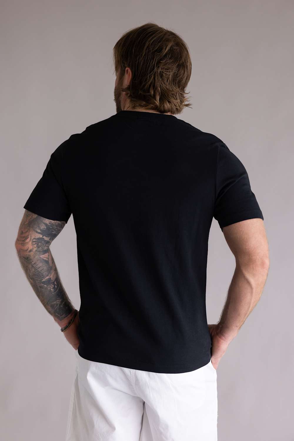 Industrie Classic Crew T-Shirt for Men in Black