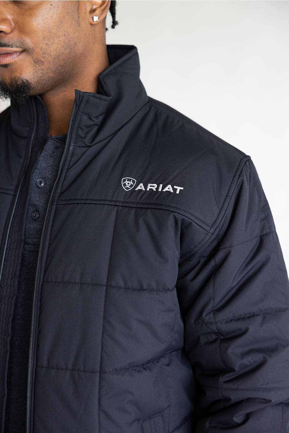 Ariat Crius Insulated Jacket for Men in Black | 10028355-BLK