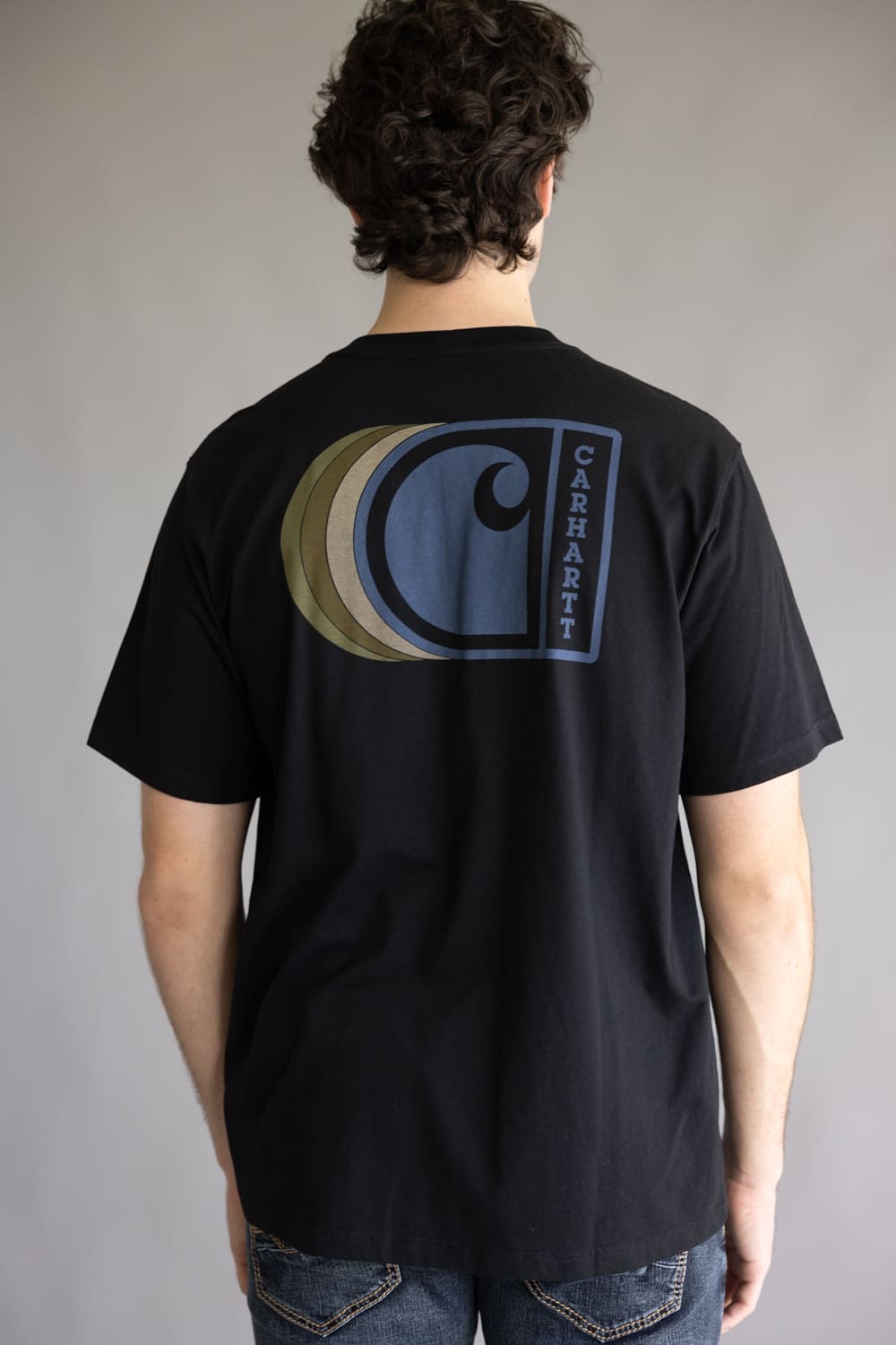 Carhartt C Graphic T-Shirt for Men in Black