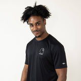 Carhartt Force Sun Defender Lightweight Logo Graphic T-Shirt for Men in Black