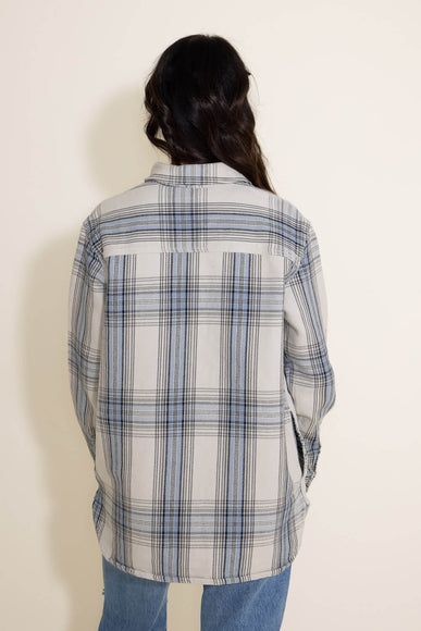 Carhartt Heavyweight Twill Shirt Jacket for Women in White/Blue