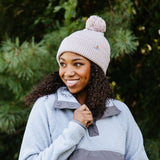 Carhartt Knit Pom-Pom Beanie in Purple
